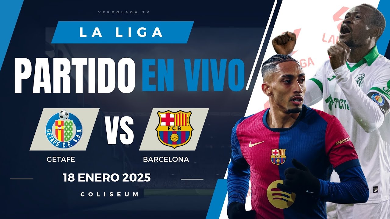 🔴 BARCELONA VS GETAFE PARTIDO EN VIVO / JUEGA LAMINE YAMAL - LIGA ESPAÑOLA