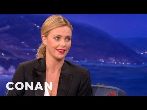 Charlize Theron On Her Creepy Charity Blind Date - CONAN on TBS