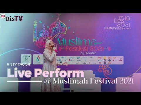 Risty Tagor - Ku Bersyukur & Tanpa Batas Waktu - Live Perform @ Muslima Festival 2021