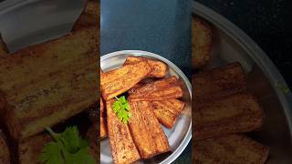 Kurkuri Chatpati Fish Style Raw Banana(Kacha Kela)Fry Recipe😋#foodie#indianfood#yumm#shorts#spicy