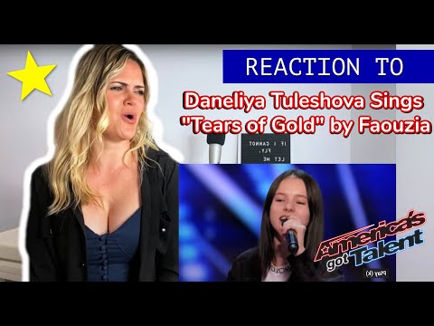 Voice Teacher Reacts to Daneliya Tuleshova Sings "Tears of Gold" by Faouzia - America's Got Talent