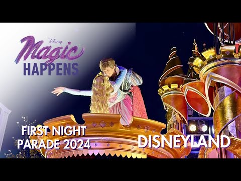 FIRST NIGHTTIME MAGIC HAPPENS Parade 2024 | Disneyland Resort 4K