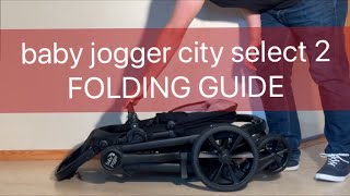 Baby Jogger City Select 2: Folding / Packing as Small as Possible