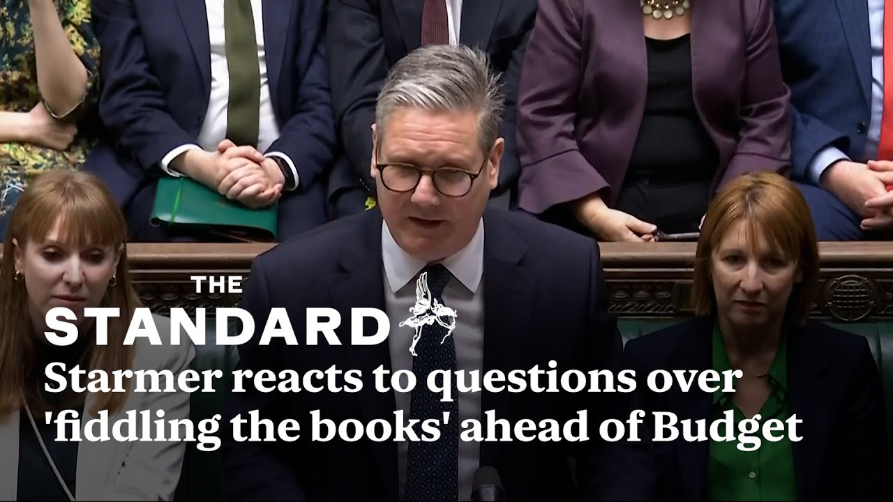 PMQs: Starmer reacts to questions over 'fiddling the books' ahead of the Budget