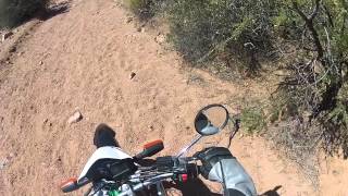 preview picture of video 'Apache Trail - Yamaha XT250 - Part 5 of 5 (Up to Roosevelt Lake)'