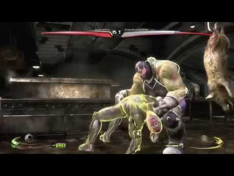 Injustice (PS4) Online Casuals: Compbros (Supes/Bane) vs. ANBUSasukePro (Sinestro) - 12/23/14