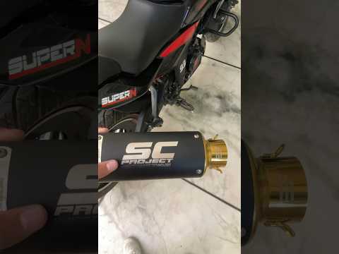 SC PROJECT LOUD EXHAUST 😍💥 #scproject #exhaust #loud #shortsfeed #shorts #n160 #r15 #reaction #vir