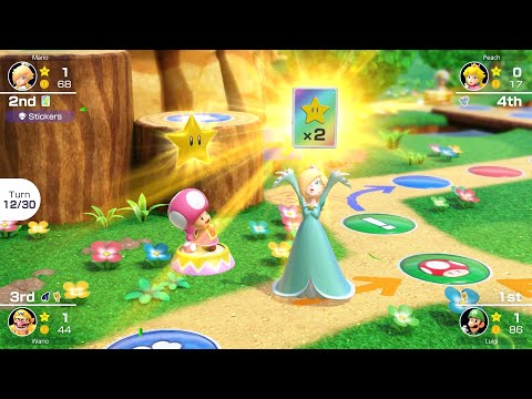 Mario Party Superstars #20 Woody Woods Rosalina vs Luigi vs Peach vs Wario