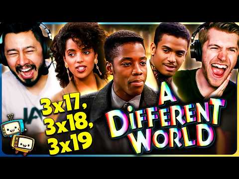 A DIFFERENT WORLD 3x17, 3x18, & 3x19 Reaction! | Jasmine Guy, Kadeem Hardison, w/ Jaby Koay