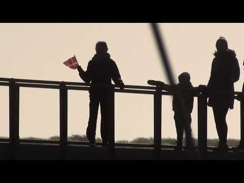 Anløb af Hvide Sande havn