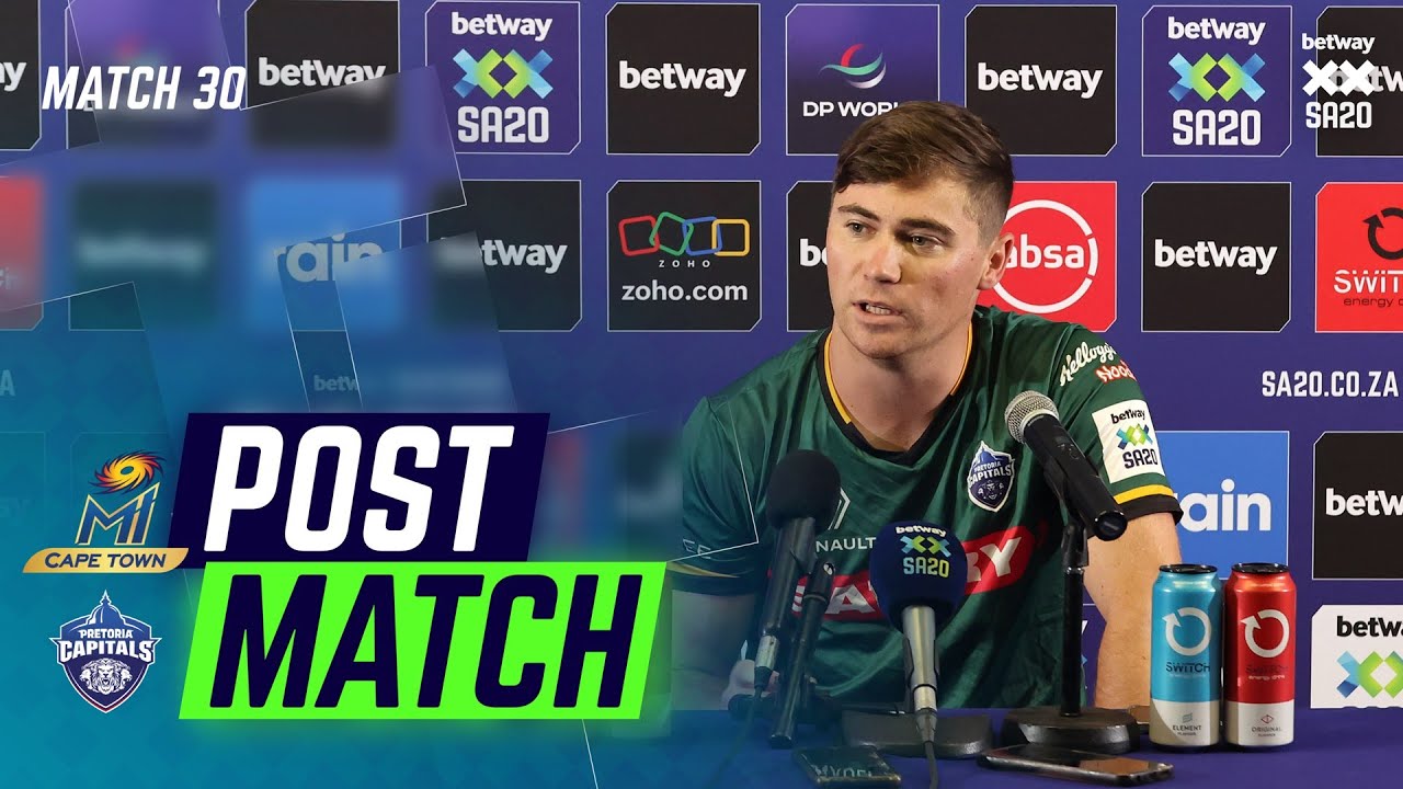 Keagan Lion-Cachet, Pretoria Capitals batter, Post-match Presser | Match 30