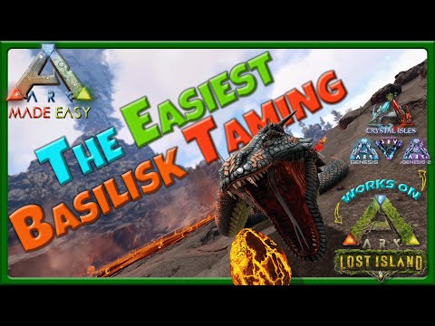 🆕Basilisk Taming Trick 🐍 No Trap Method | ARK: Made Easy