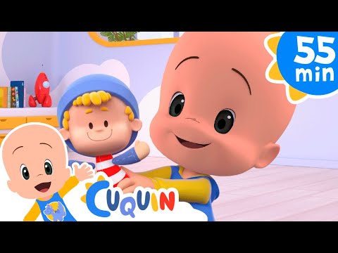 Pin Pon es un muñeco y más canciones infantiles con Cleo y Cuquin | Familia Telerin