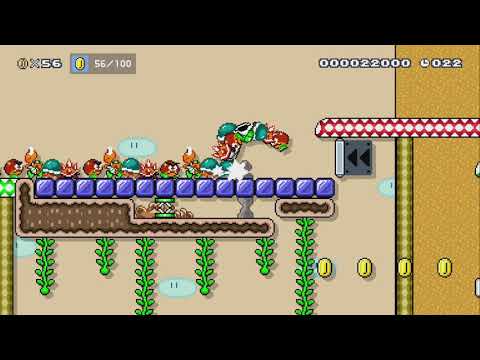 Stage auto 1 ( don't move ) by LФUP =) {} - Super Mario Maker 2 - No Commentary 1bv