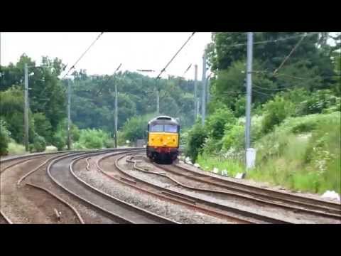 DRS 47818 + Caroline Peterborough - Doncaster via ECML passing Welham Green 23/06/2015