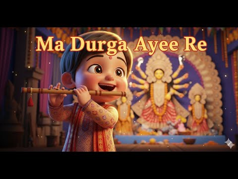 Ma Durga Ayee Re || Kids || Durga Puja || Navratri Special tiny diny rhyme