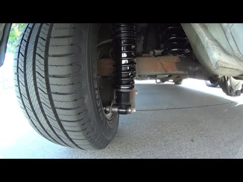 Crown Victoria vs. Monroe Load Adjusting Shocks 58628 & MOOG CC865 Springs