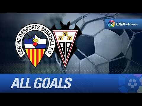 Todos los goles de CE Sabadell (6-1) Albacete Balompié - HD