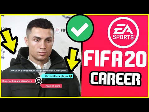 16 THINGS YOU SHOULD DO IN FIFA 20 CAREER MODE