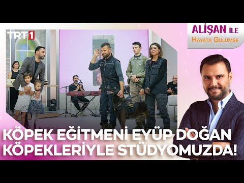 Köpek eğitmeni Eyüp Doğan ve köpekleri stüdyomuzda! | #AlişanileHayataGülümse