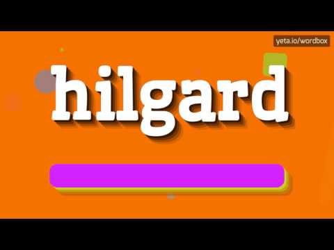 HOW TO SAY HILGARD? #hilgard