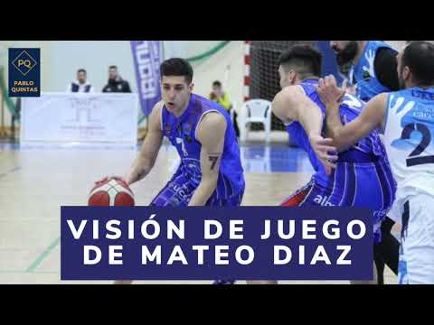 Scout. Visión de juego de Mateo Diaz
