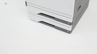 MX930/CX930/CX931/XC9325/XC9335—Installing the 520-sheet tray