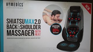 Homedics Shiatsu Max 2.0 Back and Shoulder Massager