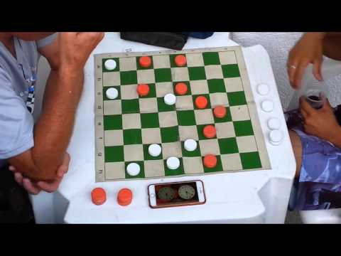 Jogo de damas - Vinícius (Camp Brasileiro) x Rogério (Camp. Capixaba)