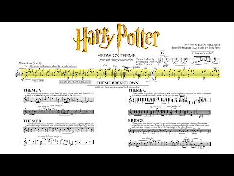 "Hedwig's Theme" - Harry Potter (Score Reduction & Analysis)