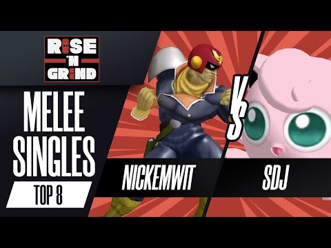 Nickemwit (Captain Falcon) vs SDJ (Jigglypuff) - Melee Singles Losers Round 1 - Rise N Grind 202