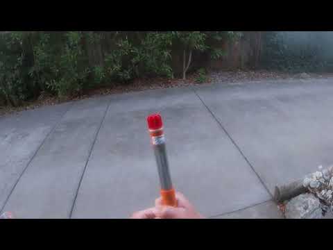 How to use a marine flare. This is the small flare that fit into life jackets easily.