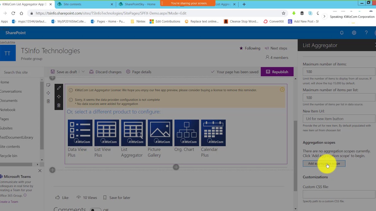 Complex data aggregation made simple in SP Online