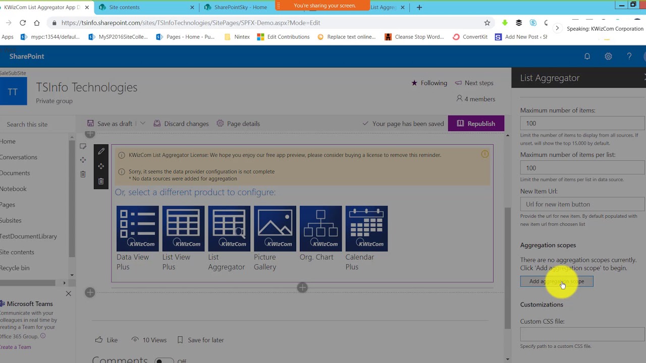 Complex data aggregation made simple in SharePoint Online