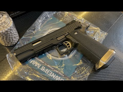 WE Airsoft 2011 Hi-Capa T-Rex All Black Semi Automatic quick review and testing
