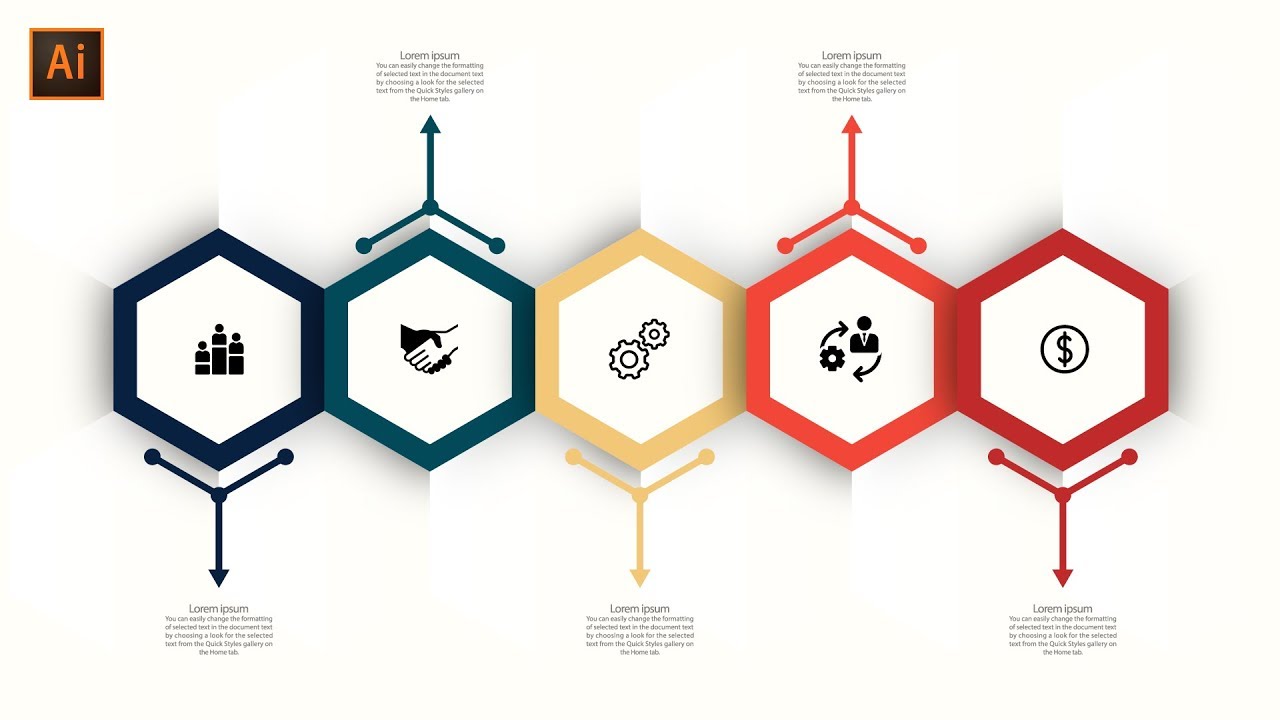 How to Make Best Infographics Design Illustrator Tutorial