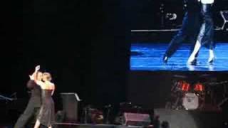 MAXIMILIANO CRISTIANI y MARICEL GIACOMINI dancing the Final de 'Tango de Escenario' at Luna Park