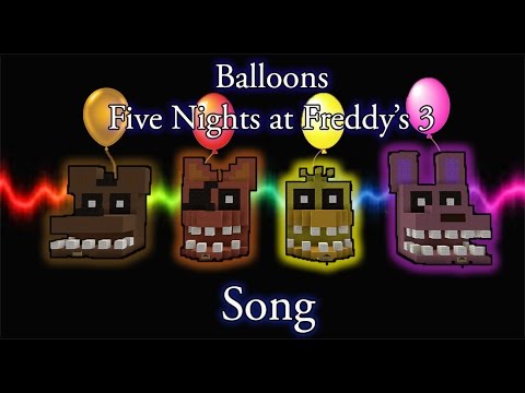 Oby4ever - “Balloons” A Minecraft Parody by MandoPony | Five Nights at Freddy’s 3 Song (Female Version)