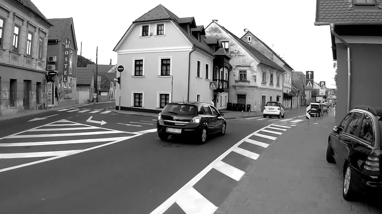 Samobor - Starogradska, Obrtnička i Šmidhenova ulica (bnw)