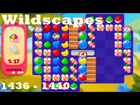 Wildscapes Level 1436 - 1440 HD Walkthrough | 3 - match game | gameplay | android | ios | pc | app