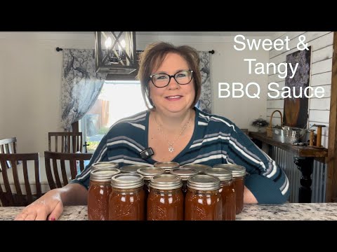 Making And Canning Sweet And Tangy BBQ Sauce :: Recreate Sonnys BBQ Sauce With Me