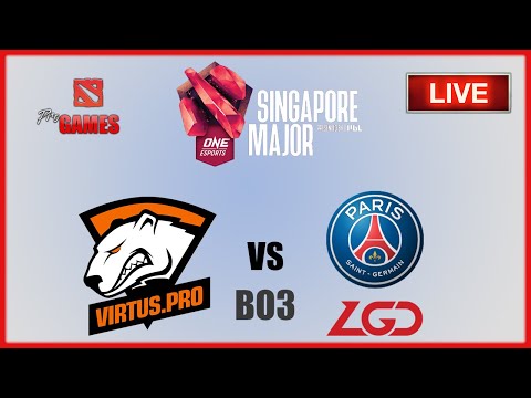 [GAME 2] Virtus.pro VS PSG.LGD English Cast [BO3] - Singapore Major 2021  LIVE NO DELAY