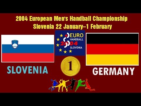 Handball гандбол SLOVENIA - GERMANY 2004 European Men's Handball Championship