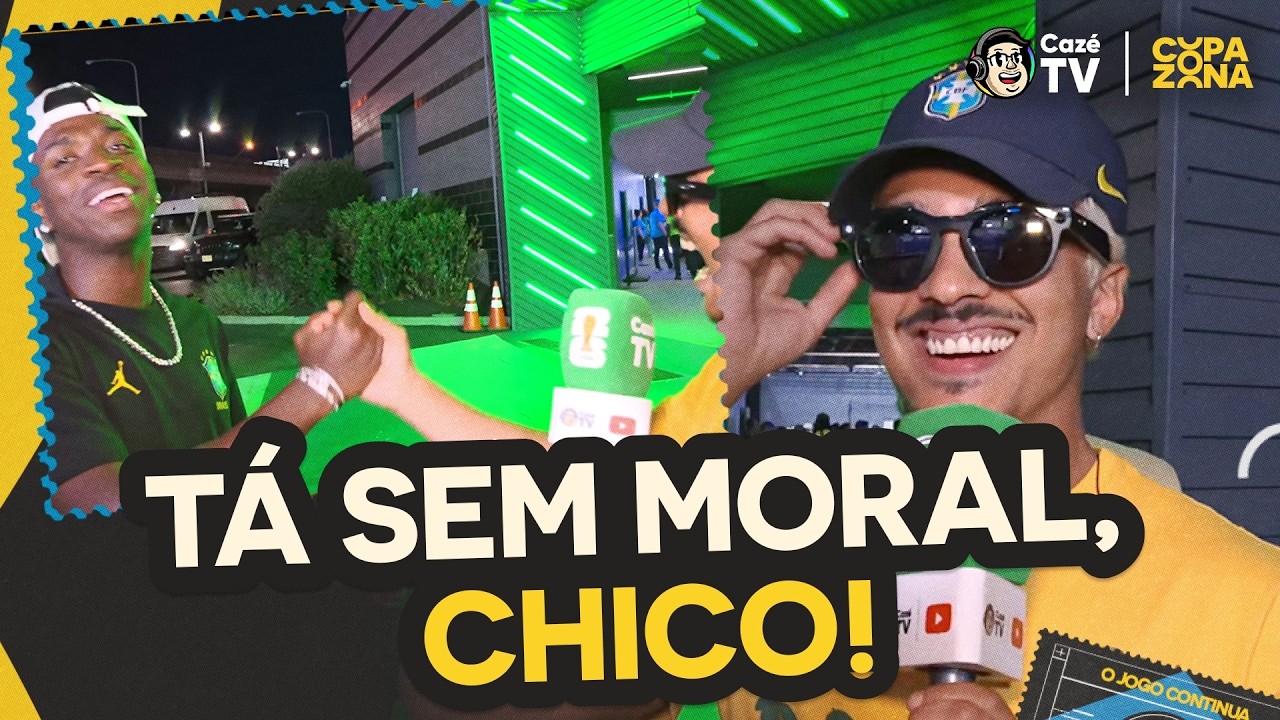 TODOS OS JOGADORES PARARAM PARA FALAR COM O CHICO! | COPAZONA