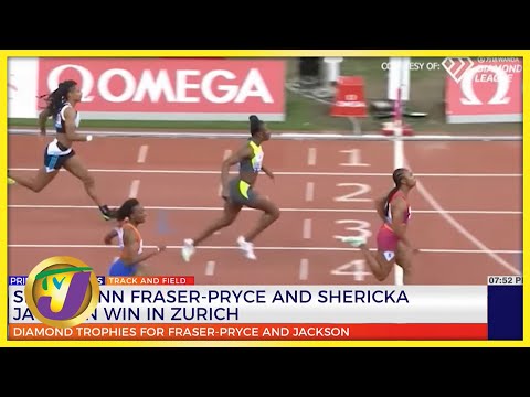 Shelly Ann Fraser Pryce & Shericka Jackson Win in Zurich Sept 8 2022