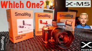 SmallRig Mounts for the Fujifilm X-M5, Which One? #fujifilm #fujixseries #fujix #smallrig