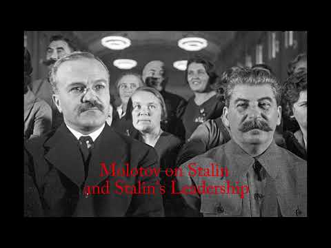 Stalin and Stalin's Leadership, Molotov, 1950