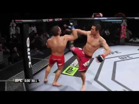UFC 179: Jose Aldo vs Chad Mendes Round 1 (EA Sports UFC Simulation)