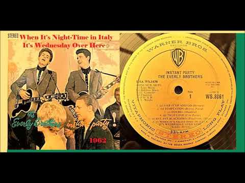The Everly Brothers - When It's Night-Time in Italy It's Wednesday Over Here 'Vinyl'