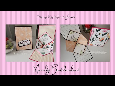 Karte für Einsteiger und Anfänger - Besondere Kartenform - Einfache Pop up Karte
